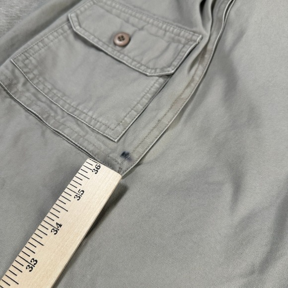 Cabelas 7 Pocket Hiker Cargo Pants Mens Size 40 Khaki Tan 100 Cotton Outdoor - Picture 9 of 16